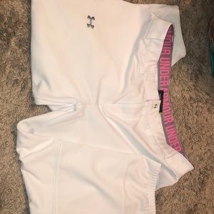 White under armour softball pants